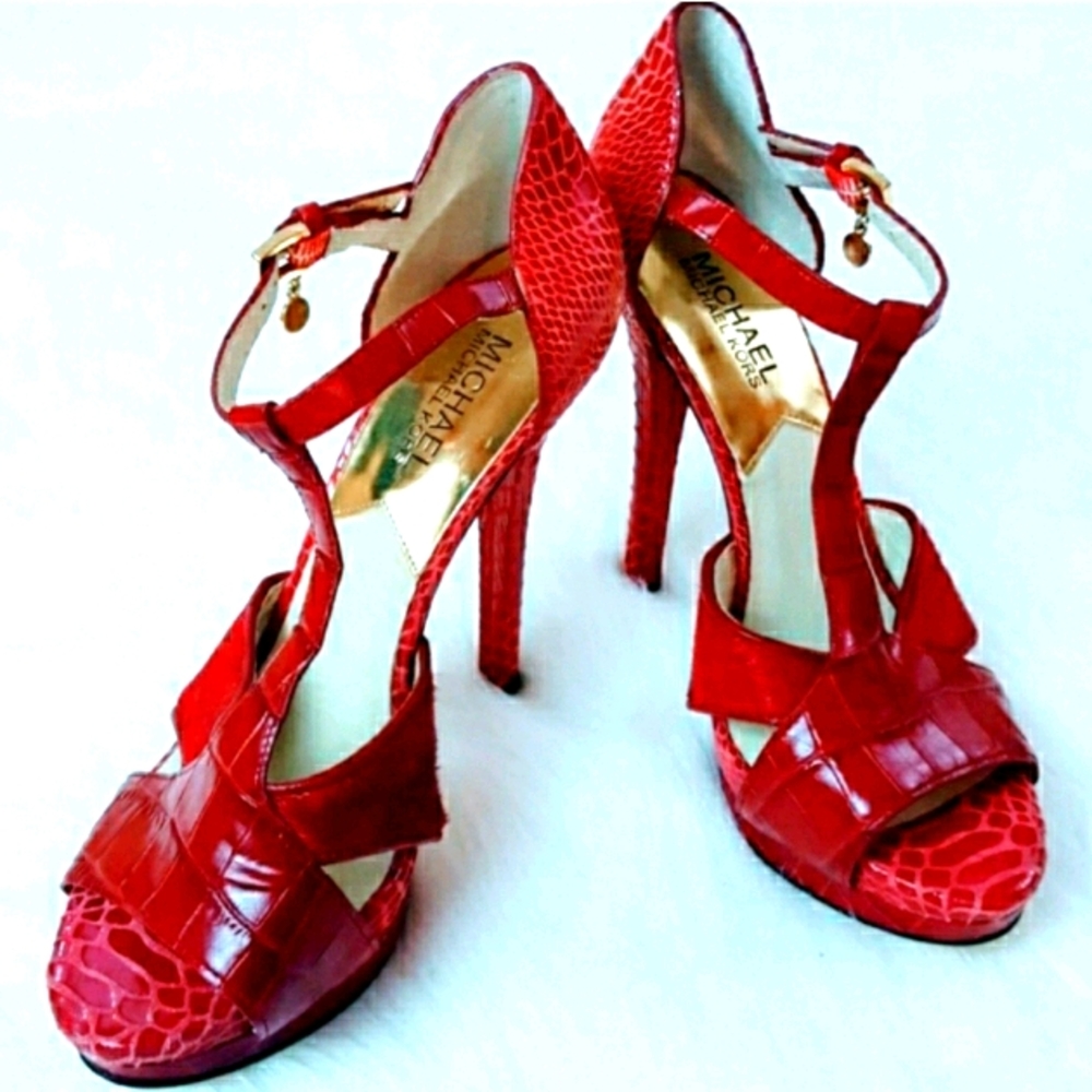 Red MK  Sandals